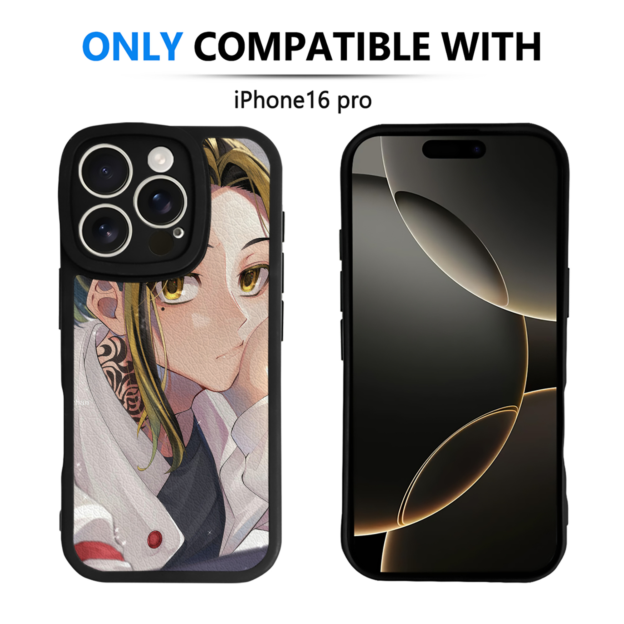 （画像用） 東京リベンジャーズ Tokyo Revengers 【iPhone 16シリーズ対応】シリコンスマホケース（レザー調） 材質：シリコン